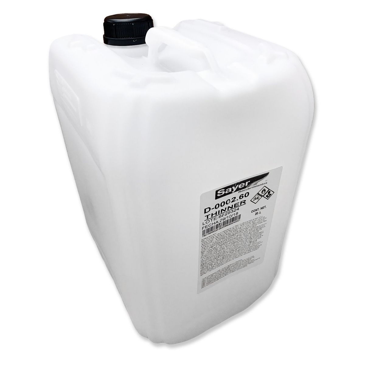 Thinner estandar 20 l, marca Sayerlack - Foto Principal
