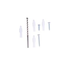 Kit pija para lamina con taquetes y broca 49 piezas
