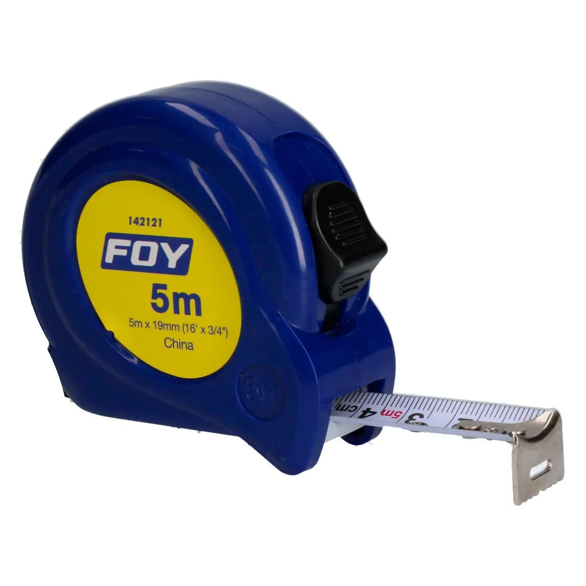 Foy - Flexómetro 5m x 3/4" azul