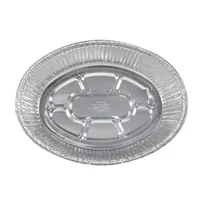 Charola pavera foil ovalada
