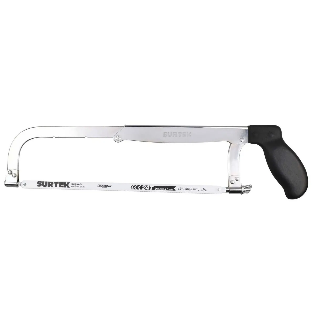 Surtek - Arco de segueta ajustable profesional de 10" a 12"