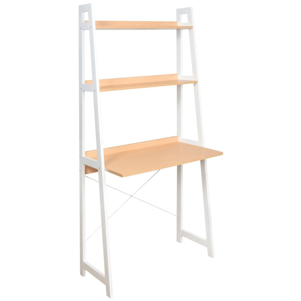 Librero con escritorio, marca Just Home Collection - Foto Principal
