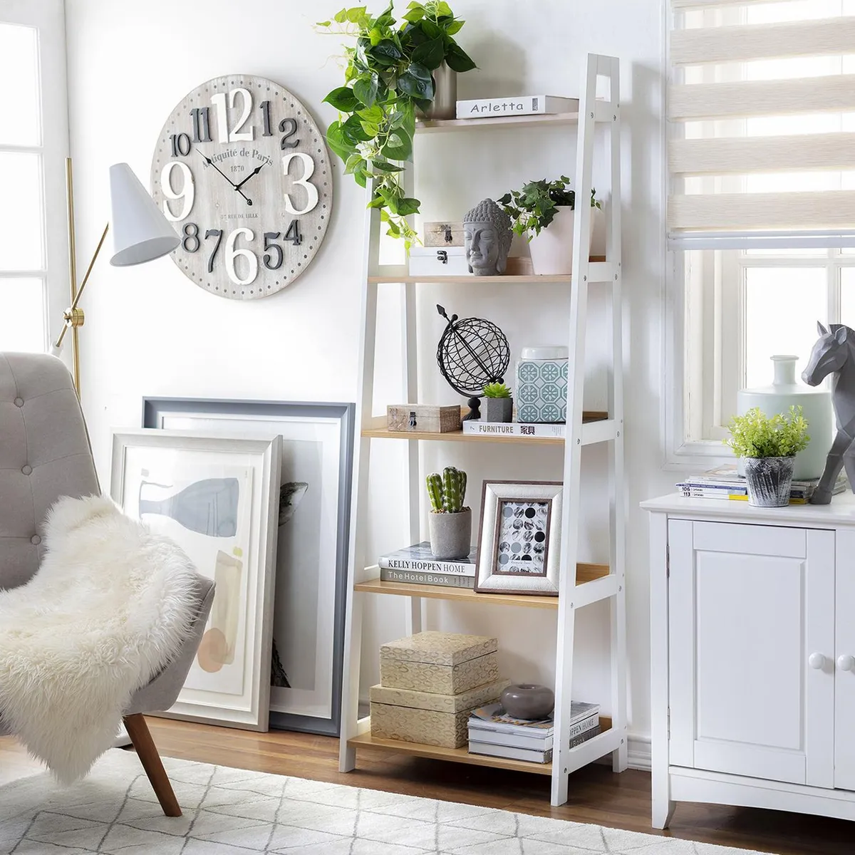 Just Home Collection - Librero con 5 niveles