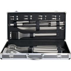 Kit de utensilios asador aluminio 18 pzs