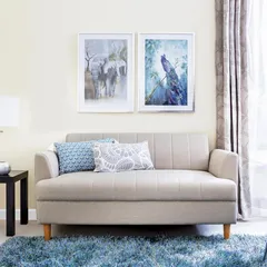 Sofa 2 Cuerpos beige