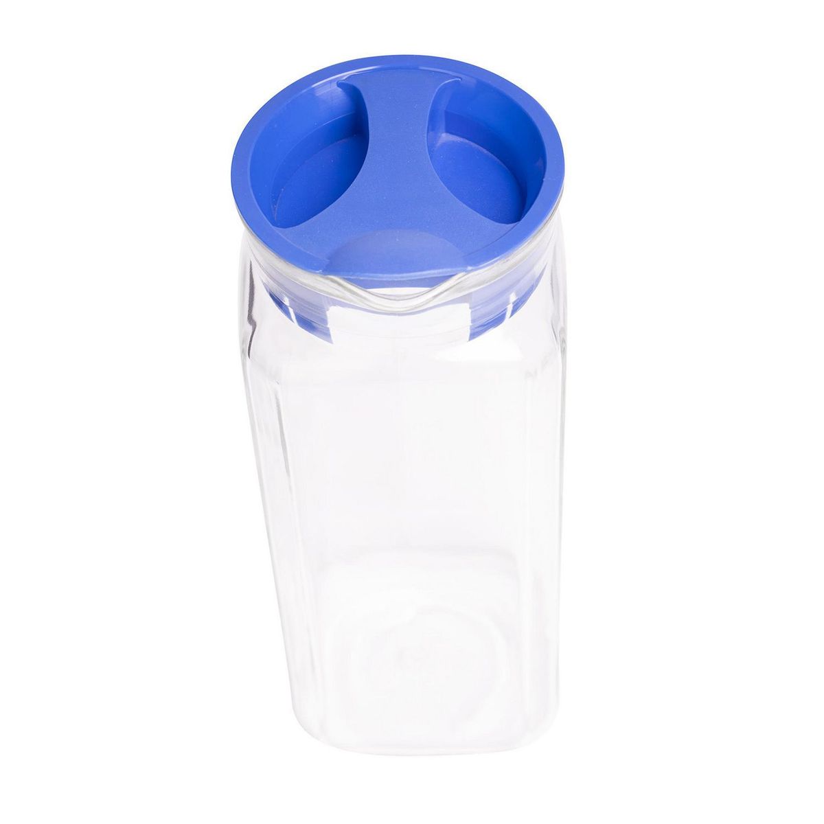Jarra de vidrio Igloo 1200 ml., con tapa plástica, marca Borgonovo - Foto 2