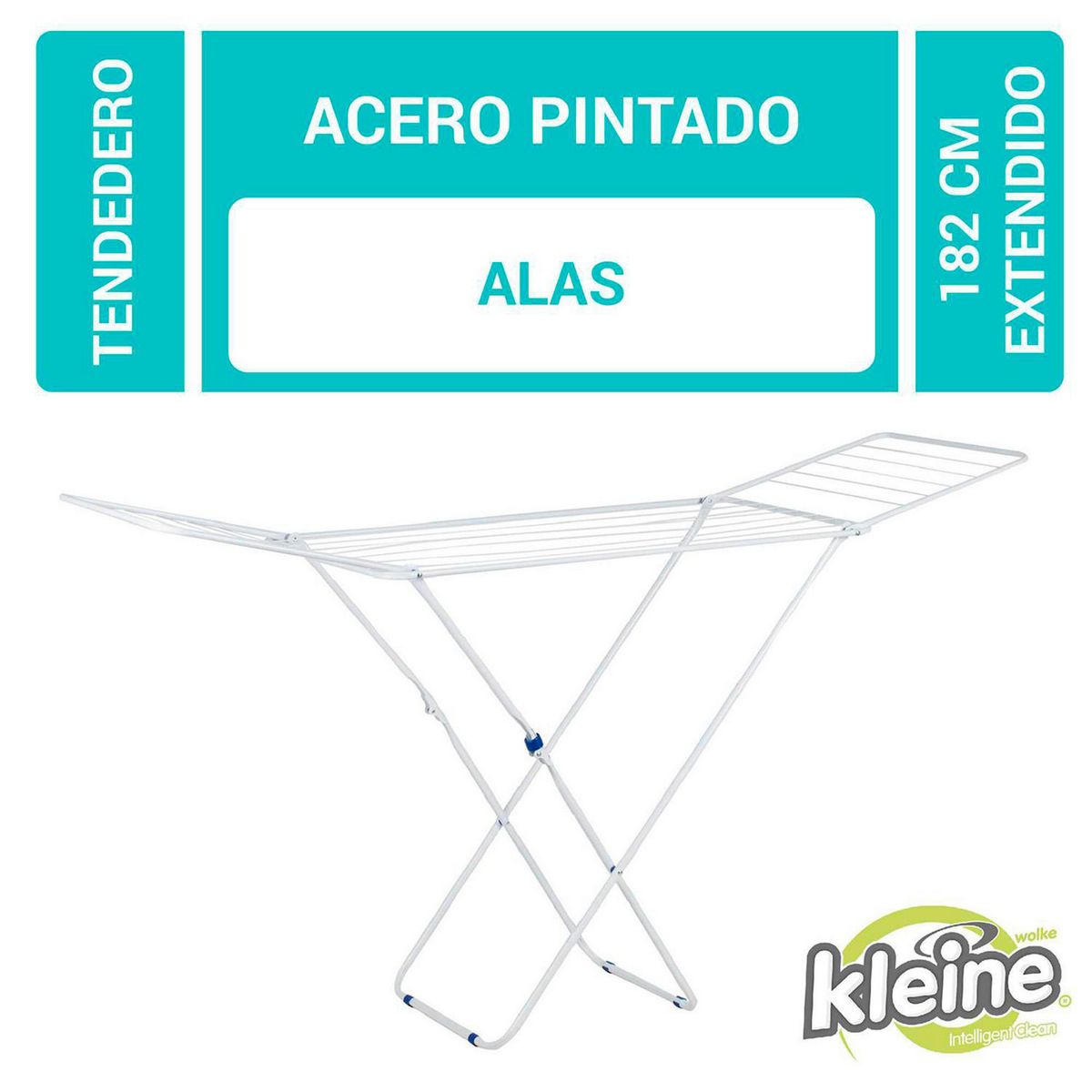 Kleine Wolke - Tendedero para interiores de 182 x 50 x 100 cm