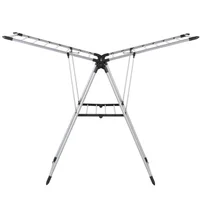 Tendedero de ropa para interiores de acero 156 x 61 x 97 cm