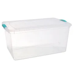Caja plastica 61 lts con clip en lateral
