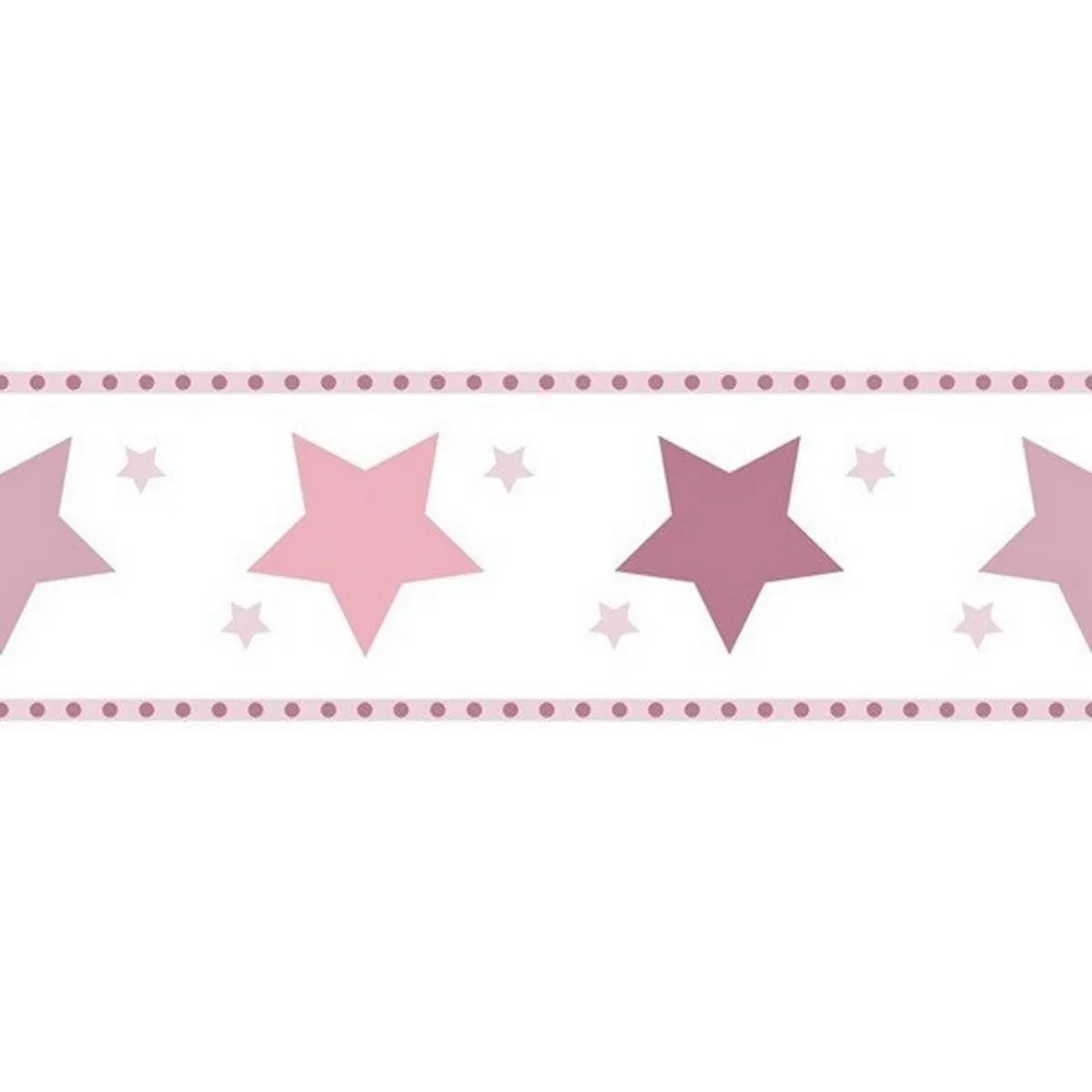 Cenefa autoadherible estrellas rosa 5 ml., marca Ich - Foto Principal