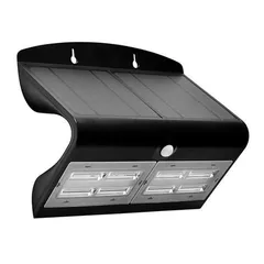 Panel solar led de 6.8w negro