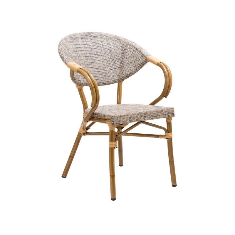 Just Home Collection - Silla Milano Aluminio