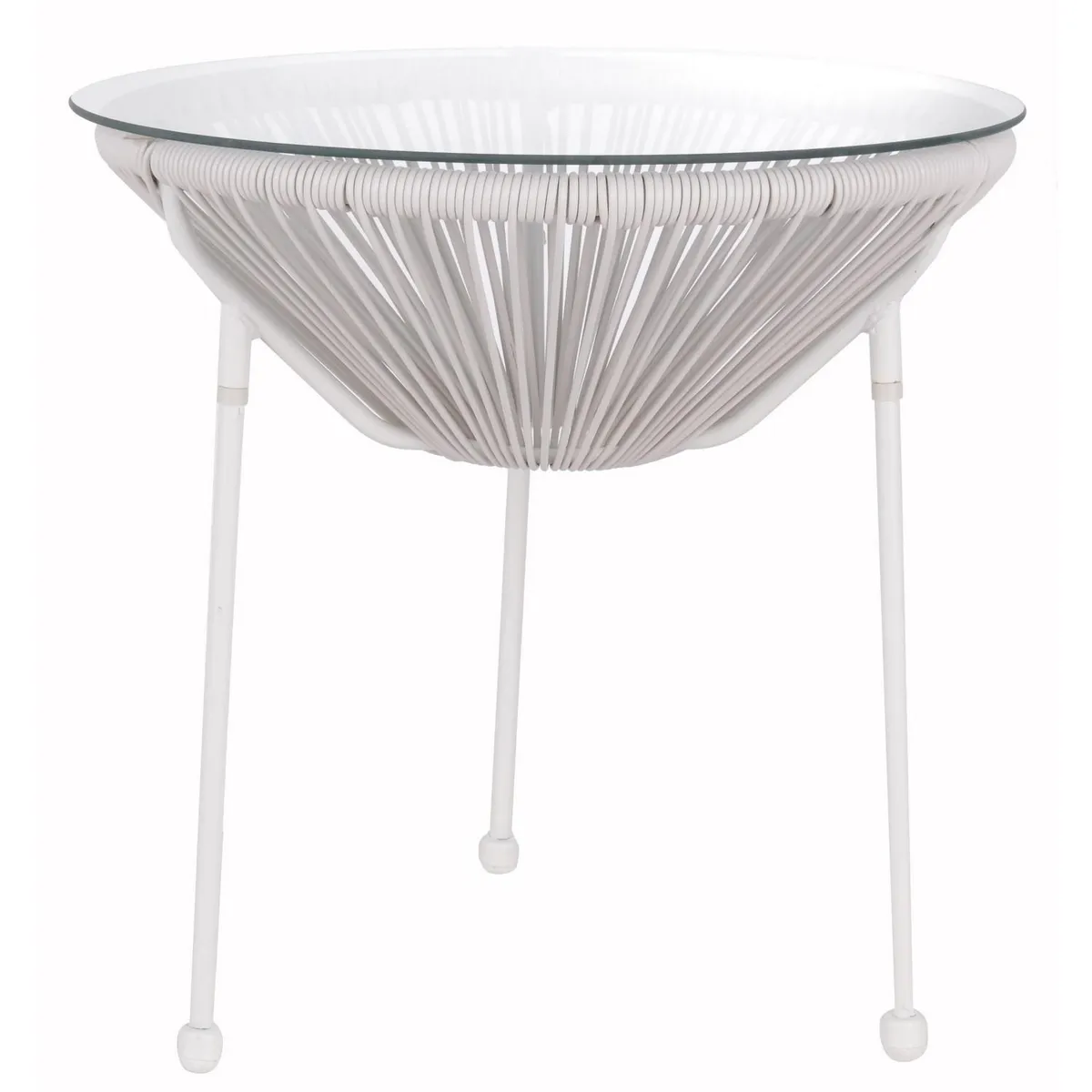 Just Home Collection - Mesa Cozumel blanca