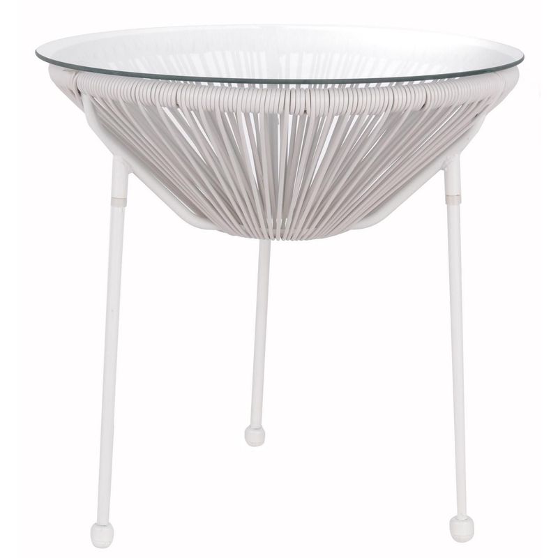 Just Home Collection - Mesa Cozumel blanca