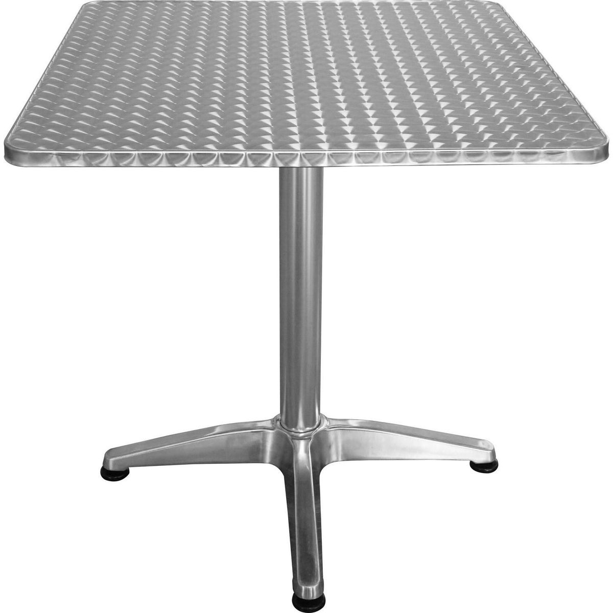 Just Home Collection - Mesa Cuadrada 70 Cm Aluminio