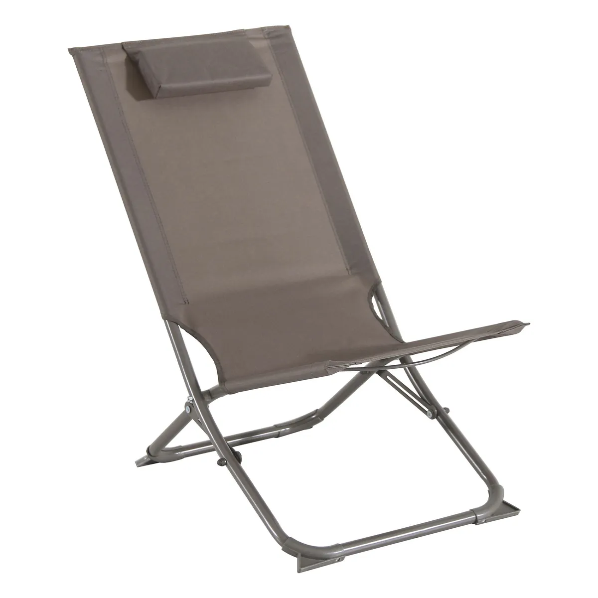 Silla Plegable Oxord Taupe, marca Klimber - Foto Principal