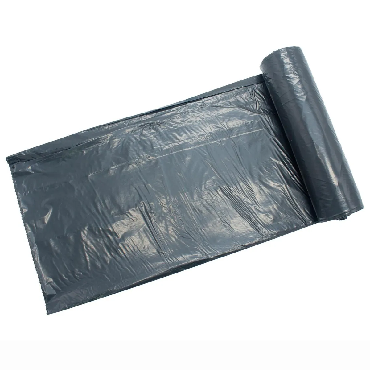 Bolsa rollo 90x120 cm 140 litros 10 unidades negra, marca Kleine Wolke - Foto 2