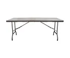 Mesa plegable ratán 180x74,5x72,5 cm