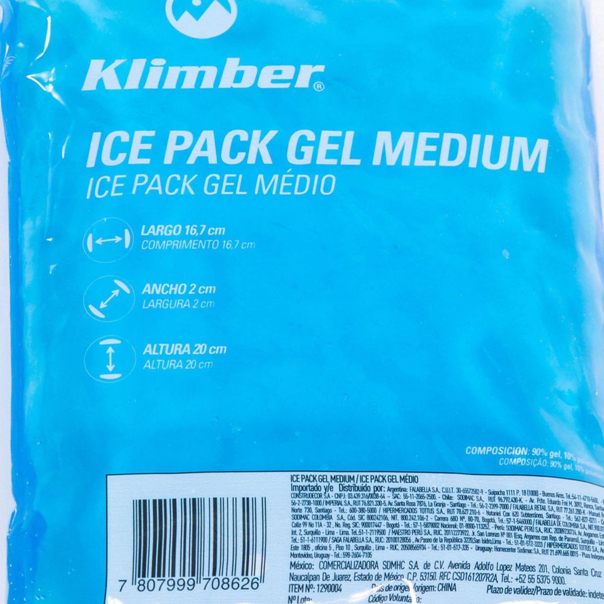 Klimber - Ice pack gel medium