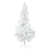 Árbol Navidad blanco sin luces 210 cm Bavaria