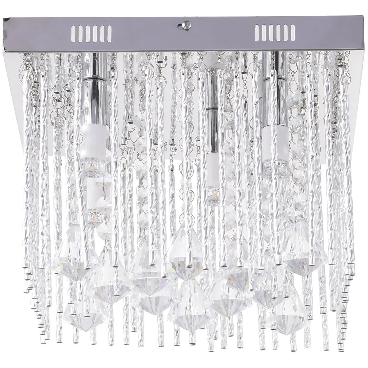 Lámpara colgante Nin de 5 luces E14 Cristal, marca Just Home Collection - Foto Principal