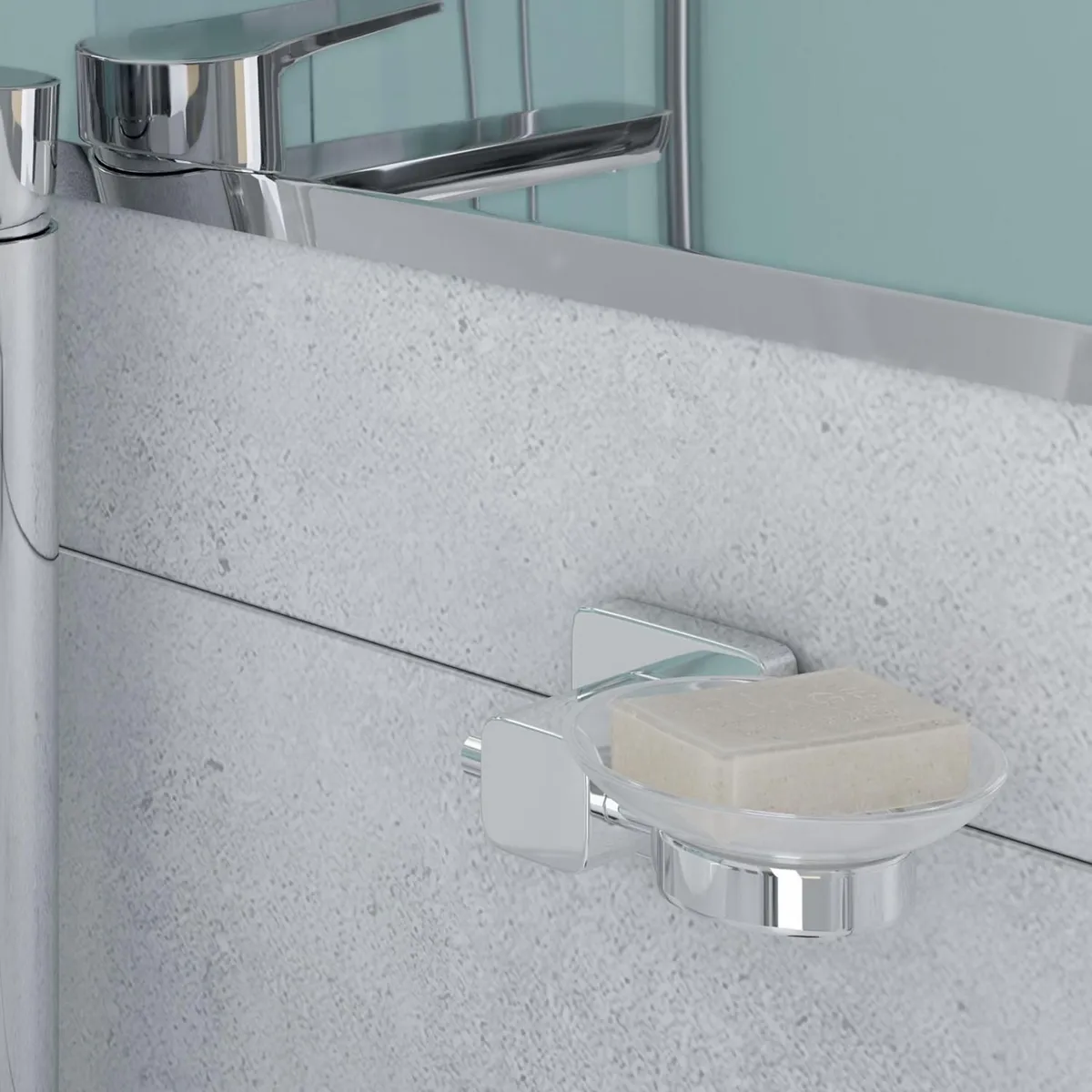 Portajabón cromo, marca Sensi Dacqua - Foto 2