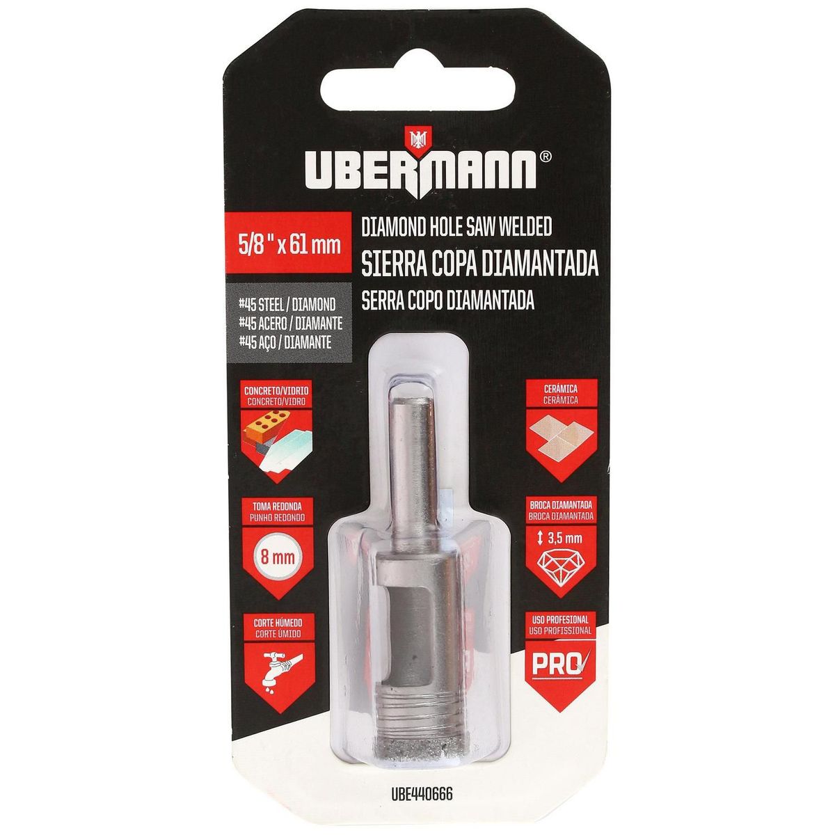 Ubermann - Sierra copa diamantada 5/8"