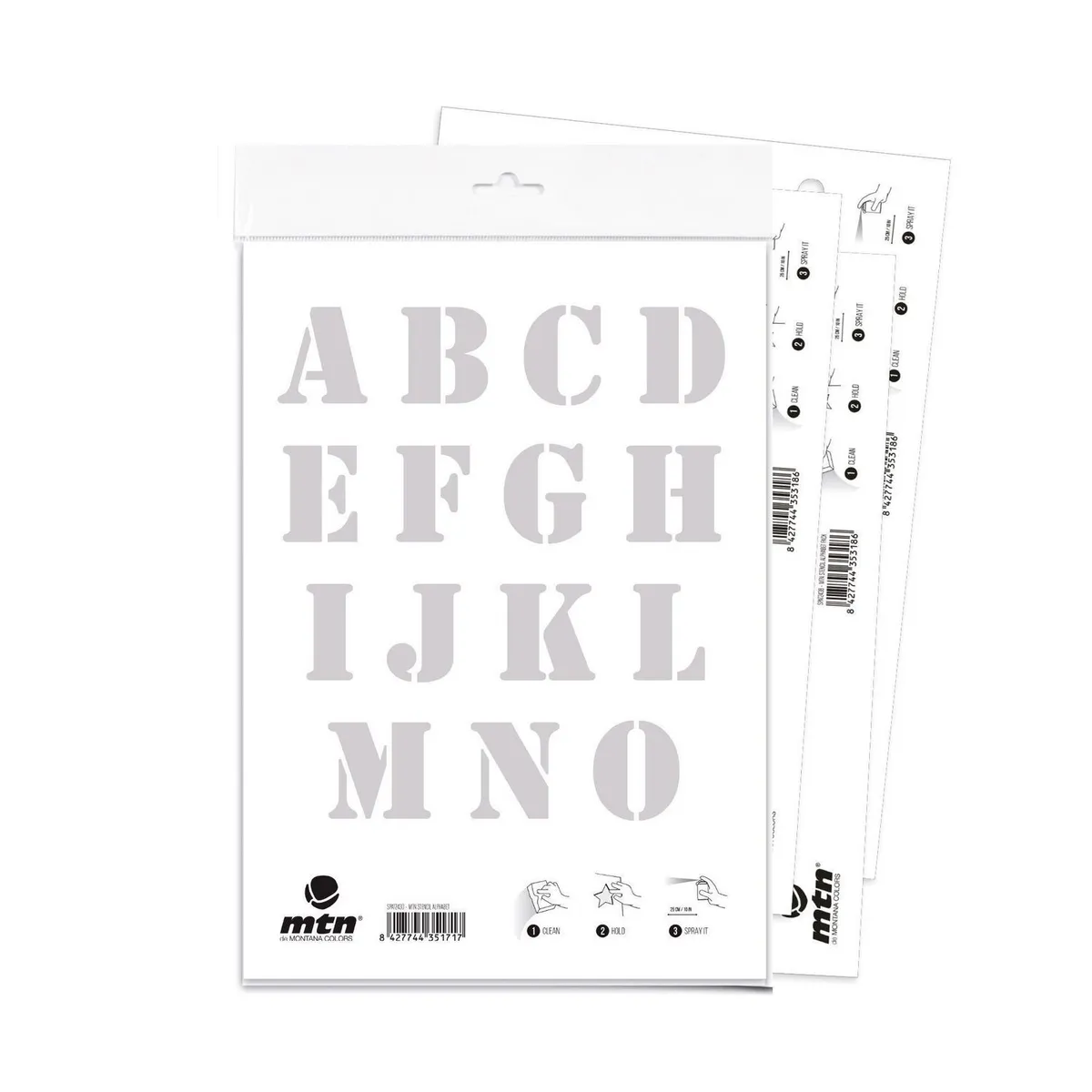 Montana Colors - Stencil Pack 10 unidades