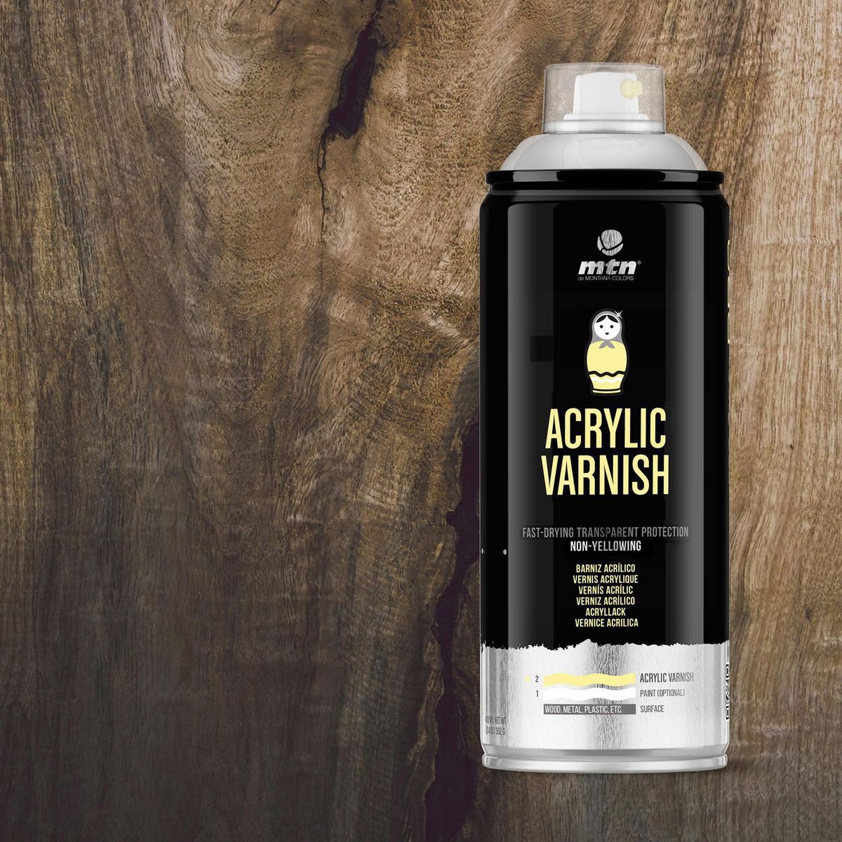 Montana Colors - Spray Barniz Acrílico: Brillant