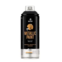 Spray metálica: Negro