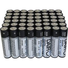 Pack Pila Alcalina Dairu AAA 48 Piezas