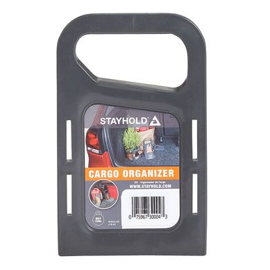 Velcro stayhold sujetador mini color gris, 1 pieza, organizador de cajuela