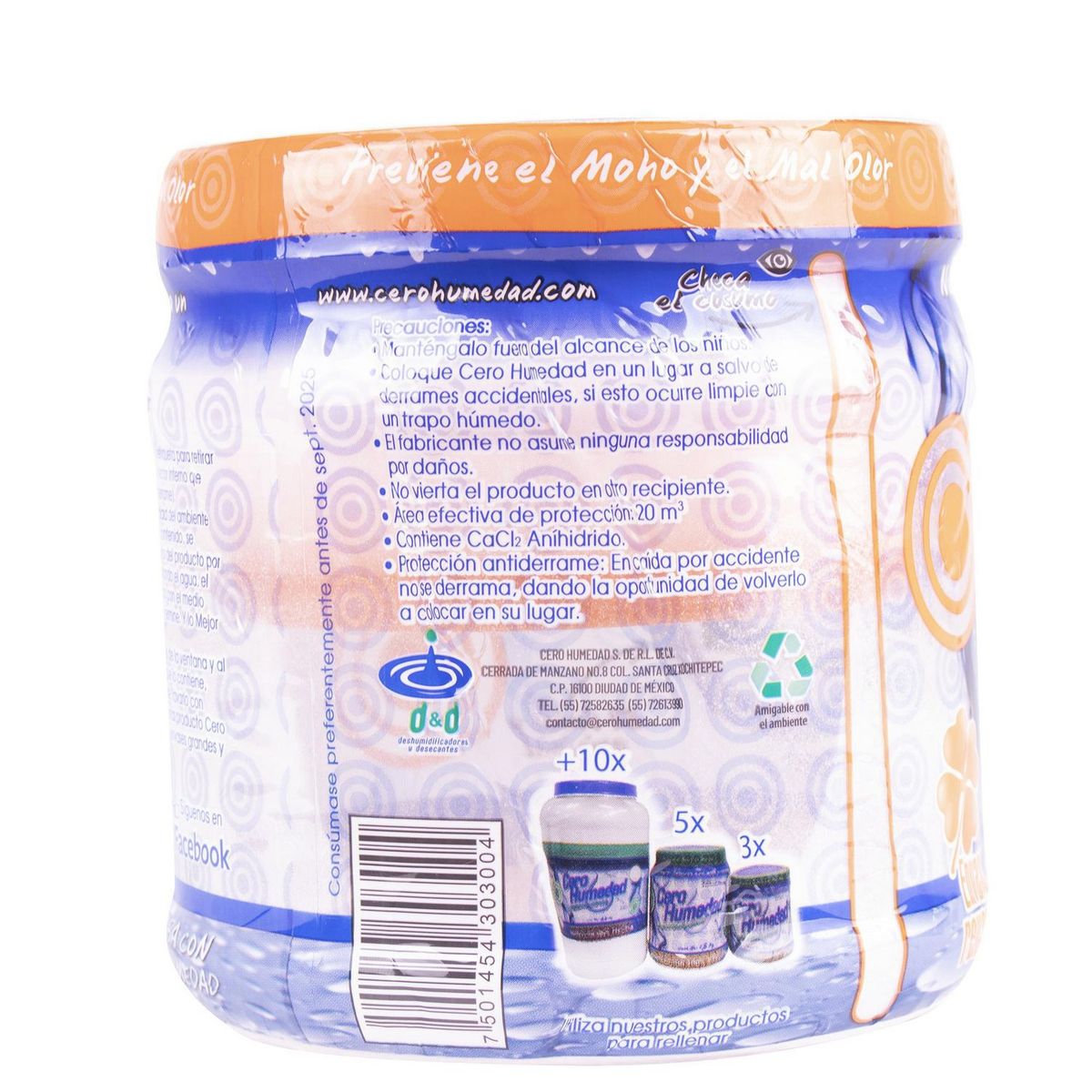 Cero Humedad - Deshumidificador con rejilla 300 g