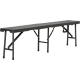 Banca plegable maleta tipo ratan 180 cm