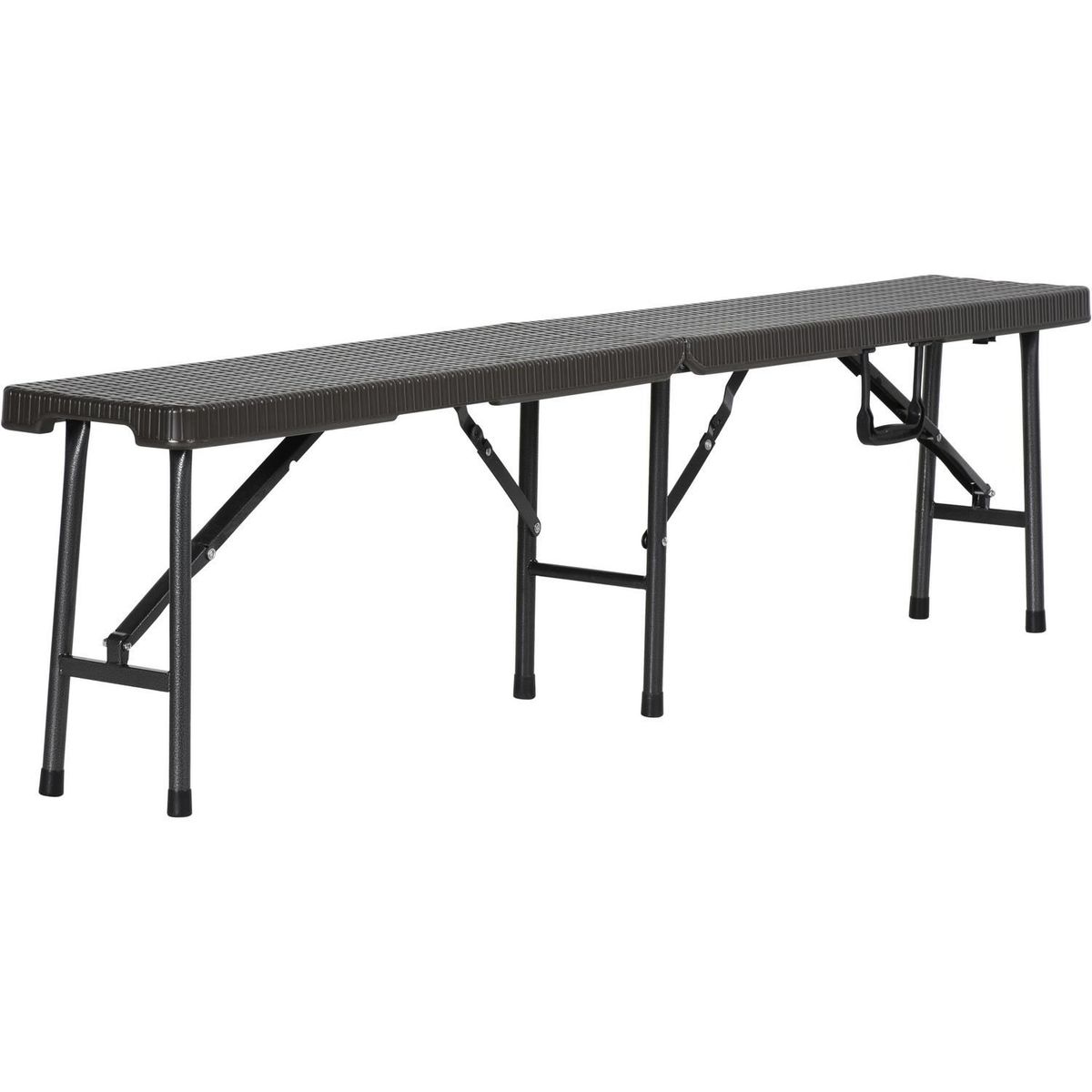 Banca plegable maleta tipo ratan 180 cm, marca Just Home Collection - Foto Principal