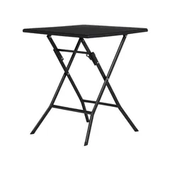 Mesa Plegable Cuadrada Tipo Madera 62 cm