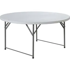Mesa plegable tipo maleta redonda 150 cm