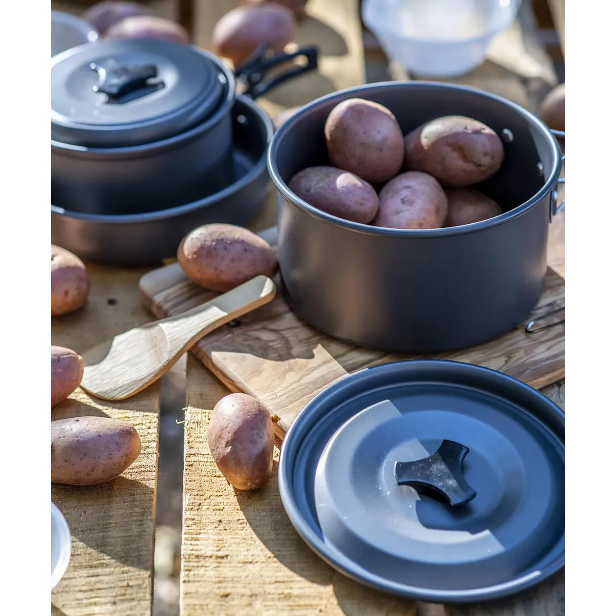 Klimber - Set ollas y utensilios 3 piezas