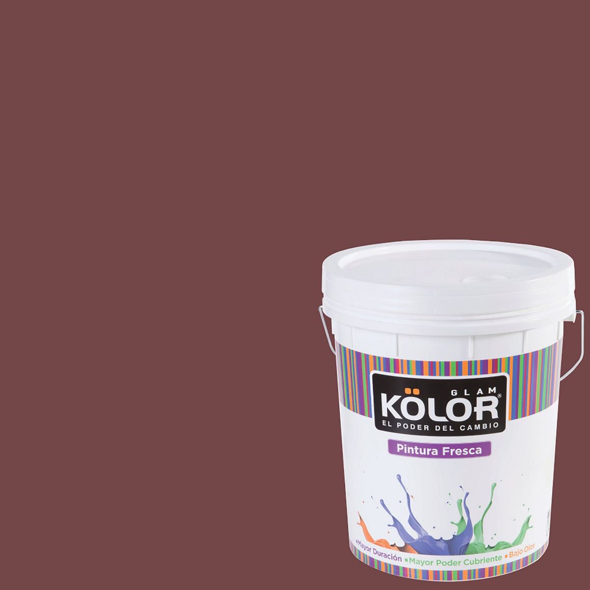 Glam Kolor - Galón Agarlata Mate, RE-101 Pintura Exterior