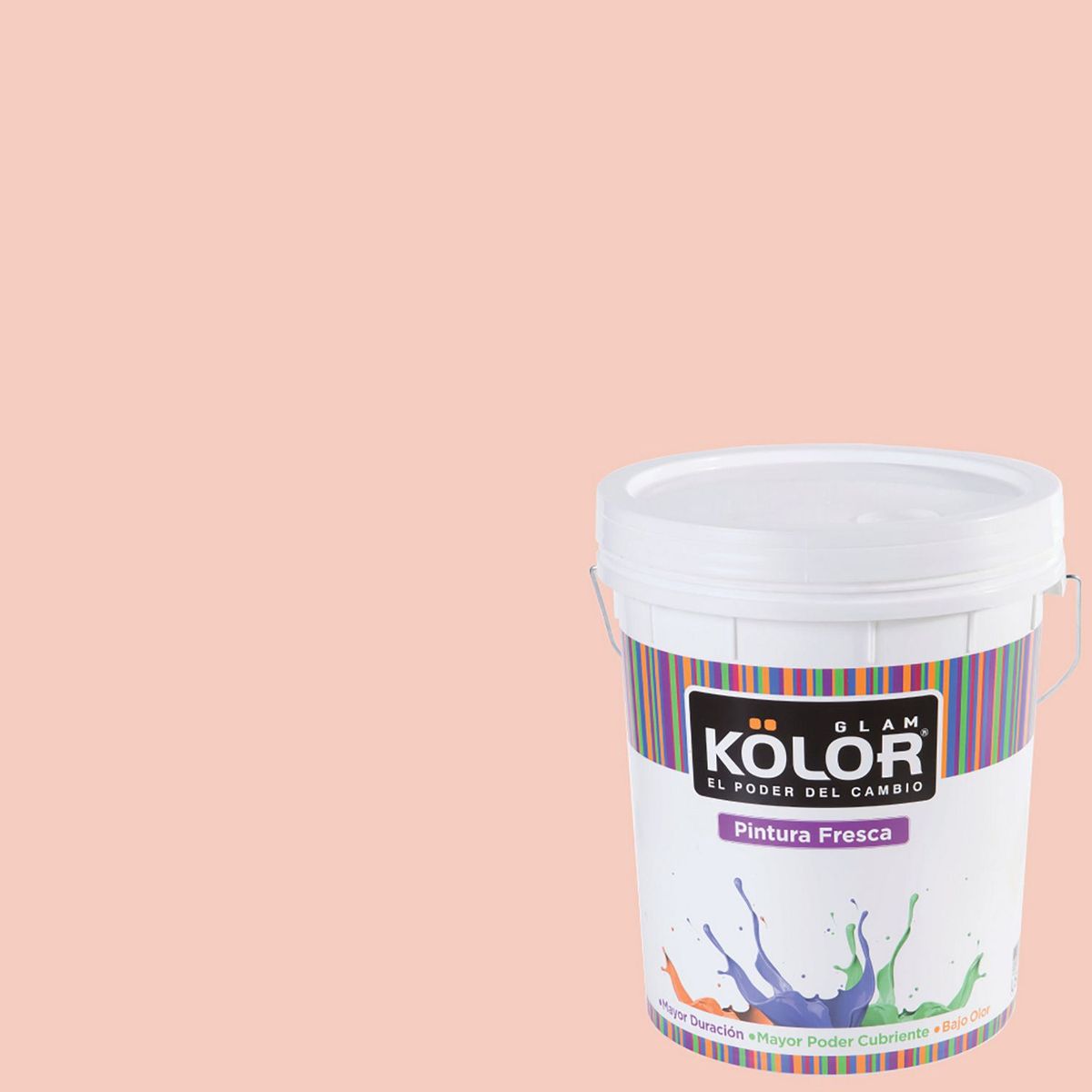 Glam Kolor - Galón Trieste Mate, OR-019 Pintura Interior