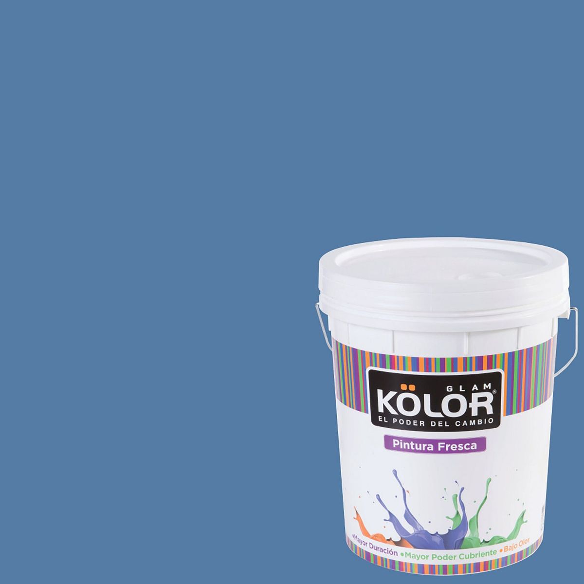 Glam Kolor - Galón Chefchaoven Mate, BL-087 Pintura Interior