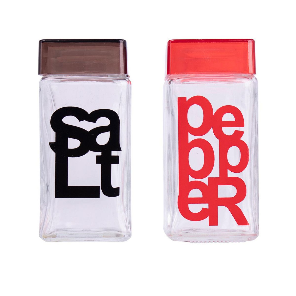 Top Choice - Juego salero + pimentero rojo / negro