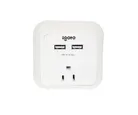 Lámpara Luz de Noche con Contacto Y Salida Usb