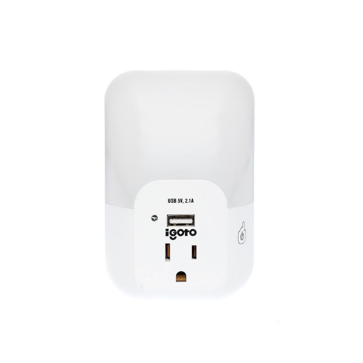 Igoto - Lámpara Luz De Noche con Contacto y Salida Usb