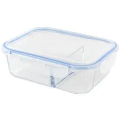 Contenedor vidrio 2 divisiones rectangular 1.52 Lt