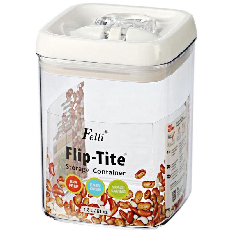 Just Home Collection - Contenedor hermético acrílico 1.8 litros.