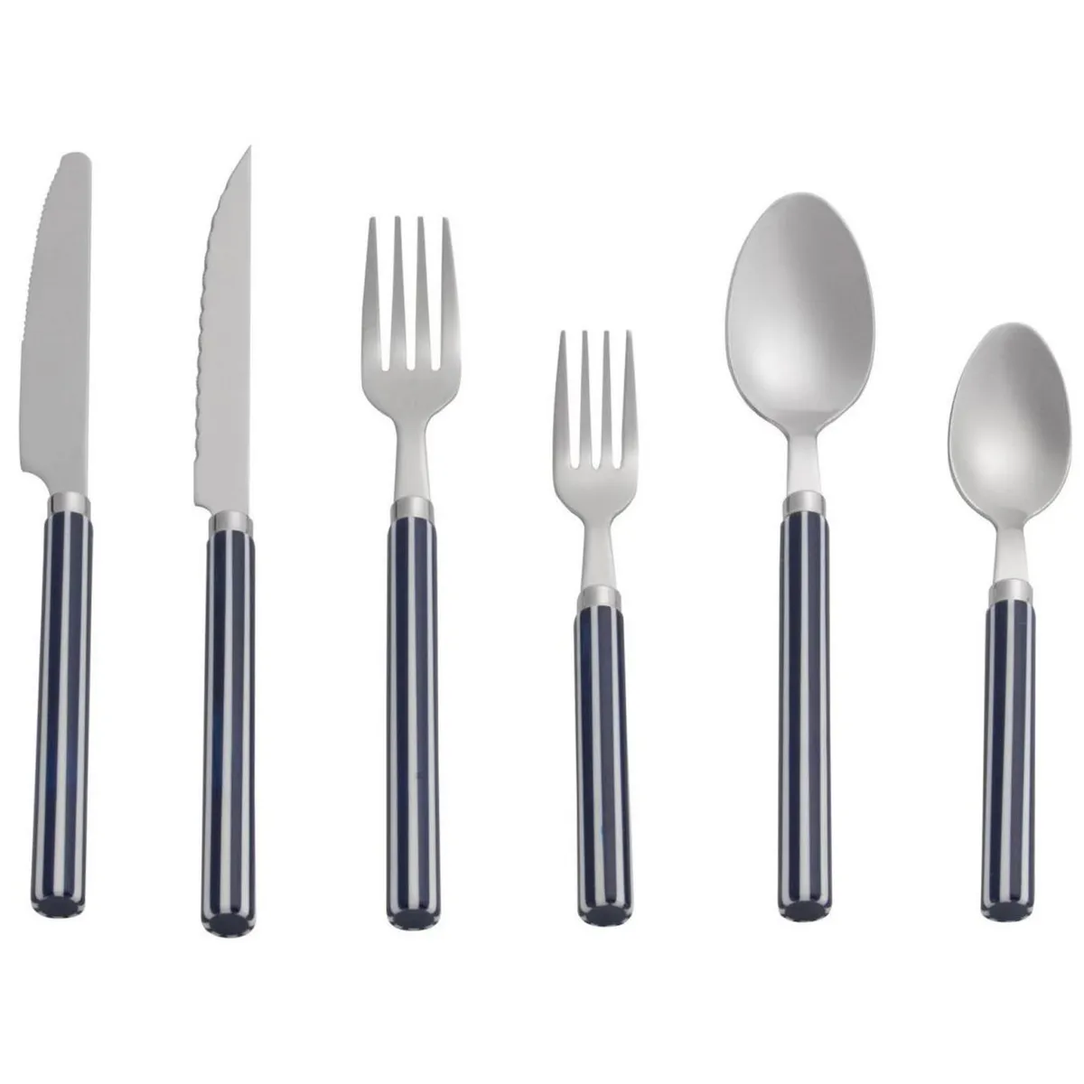 Casa Bonita - Juego Cubiertos 48 piezas mango plástico