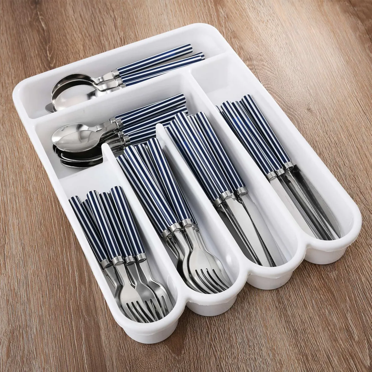 Casa Bonita - Juego Cubiertos 48 piezas mango plástico