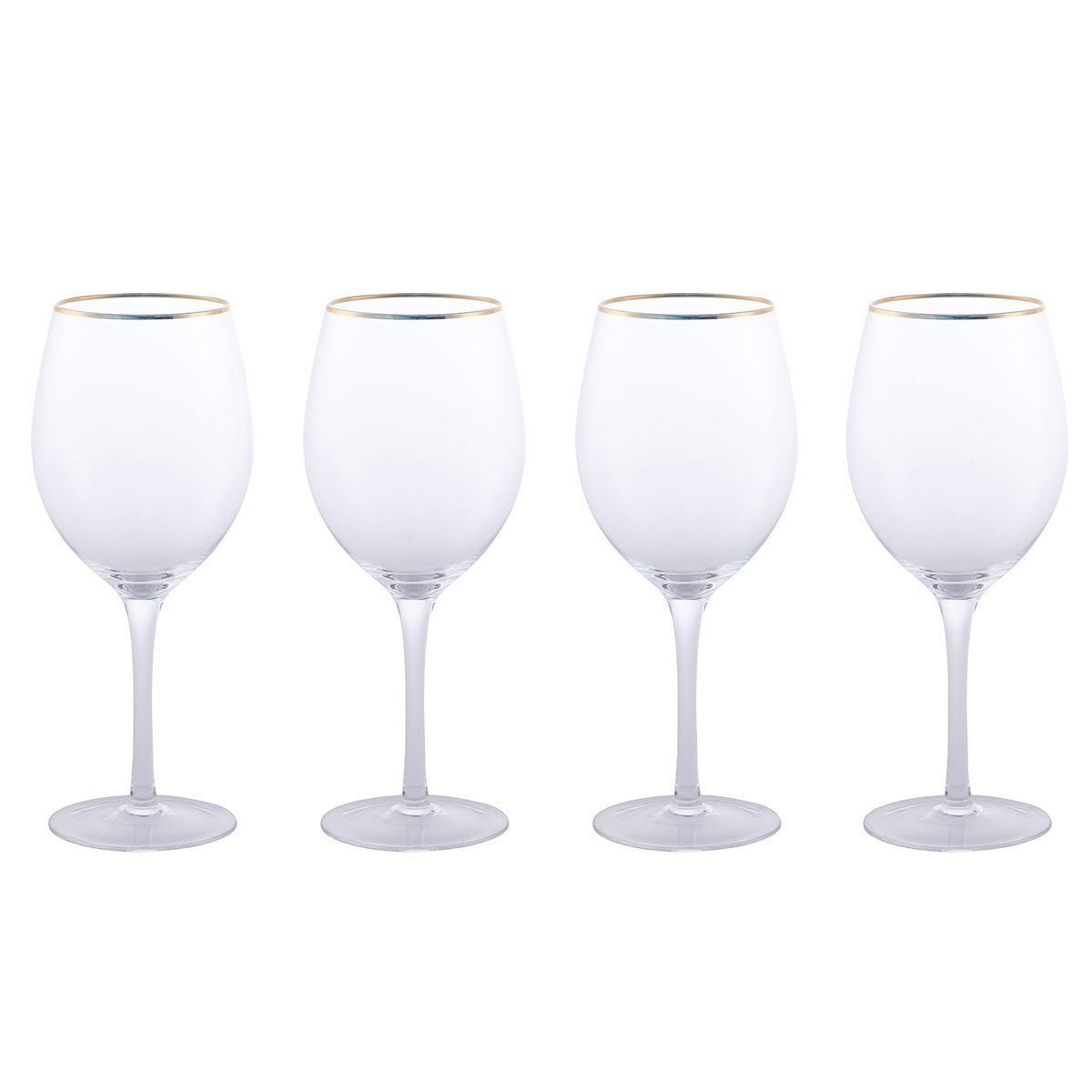 Just Home Collection - Set Copa vino tinto Ribete