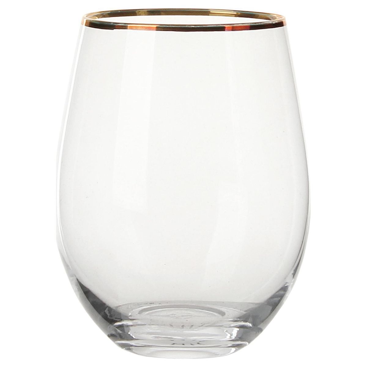 Just Home Collection - Setx4 Vaso Ribete Gold